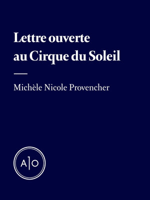 cover image of Au Cirque du Soleil